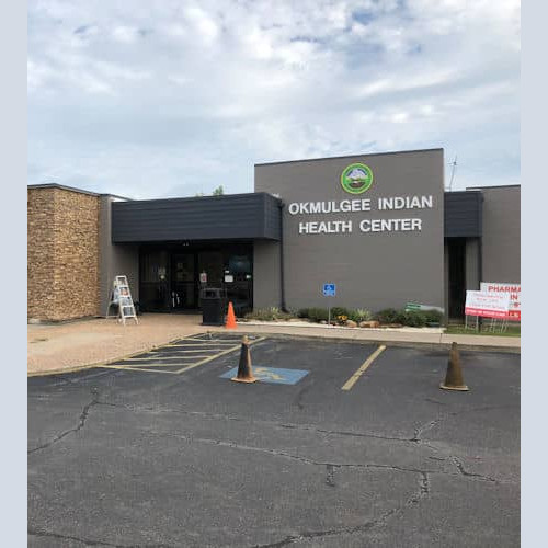Exterior of Okmulgee Indian Health Center building