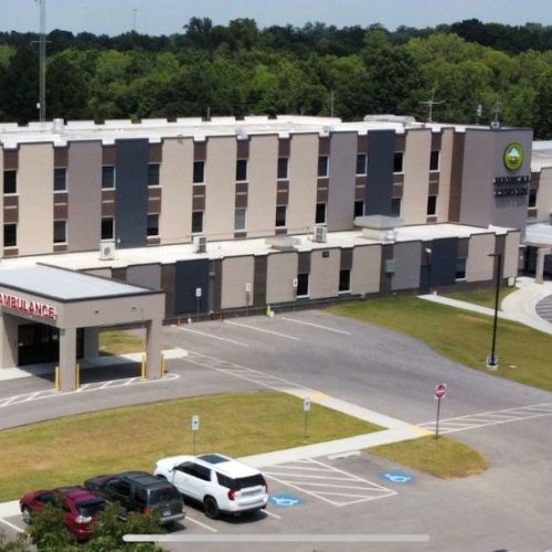 Exterior of Muscogee Creek Nation Medical Complex